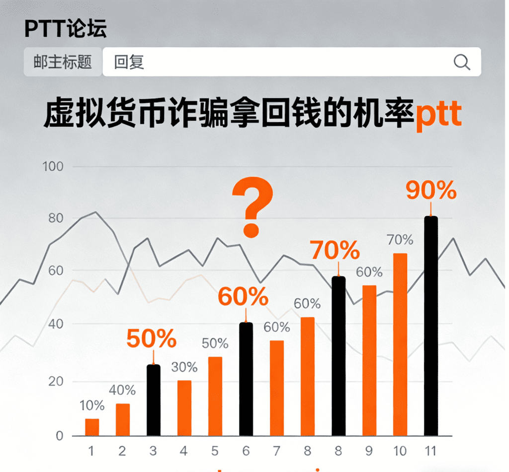 虛擬貨幣詐騙拿回錢的機率ptt